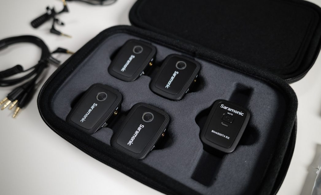 Saramonic Blink500 T4, grabación de audio grupal