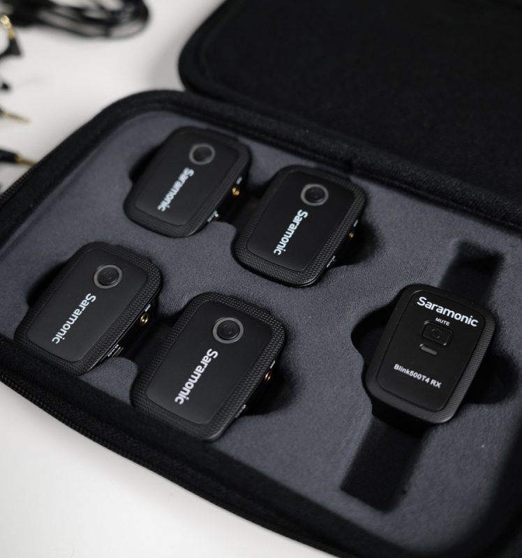 Saramonic Blink500 T4, grabación de audio grupal