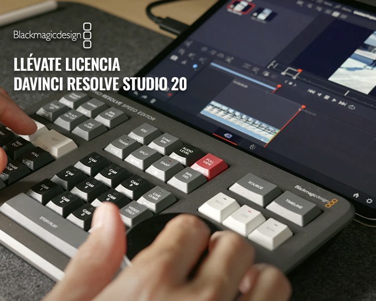 Descuento DaVinci Resolve: 100€ menos en tu licencia al comprar tu cámara profesional