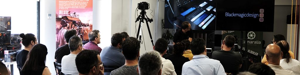 Presentacion Blackmagic en Camaralia