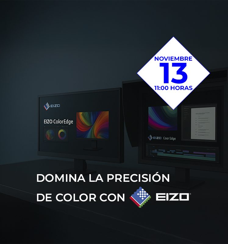 Domina la precisión de color con EIZO: taller práctico en Camaralia