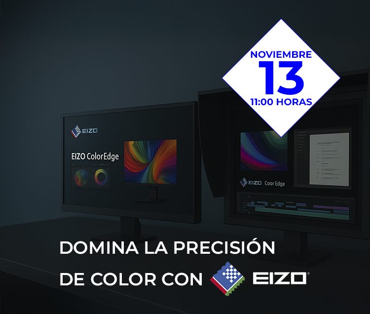 Domina la precisión de color con EIZO: taller práctico en Camaralia