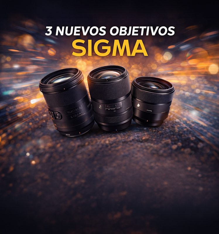 Nuevos objetivos Sigma 2026: innovación, ligereza y rendimiento óptico para fotógrafos y cineastas