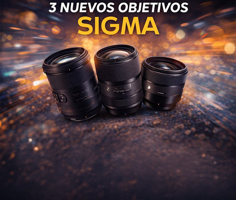Nuevos objetivos Sigma 2026: innovación, ligereza y rendimiento óptico para fotógrafos y cineastas