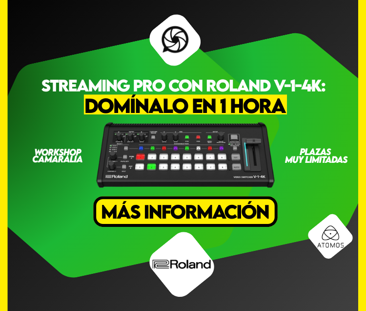 Workshop de streaming profesional: domina el Roland V-1-4K en un flujo multicámara real