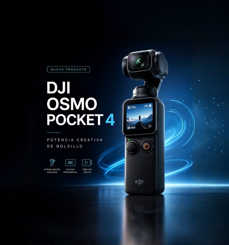 DJI Osmo Pocket 4: el nuevo estándar en cámaras compactas para creadores de contenido
