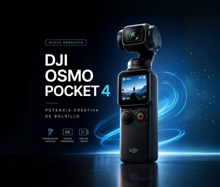 DJI Osmo Pocket 4: el nuevo estándar en cámaras compactas para creadores de contenido