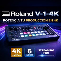 Roland V-1-4K: El switcher 4K que transforma tus producciones audiovisuales