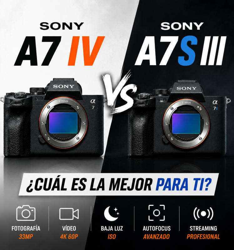 Sony A7 IV vs Sony A7S III: ¿Qué Cámara Merece Más la Pena en 2026?