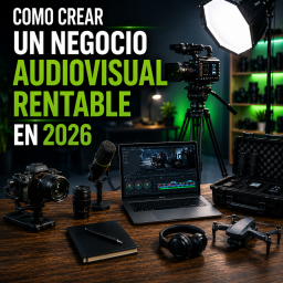 Cómo Crear un Negocio Audiovisual Rentable en 2026: Equipo, Inversión y Estrategia